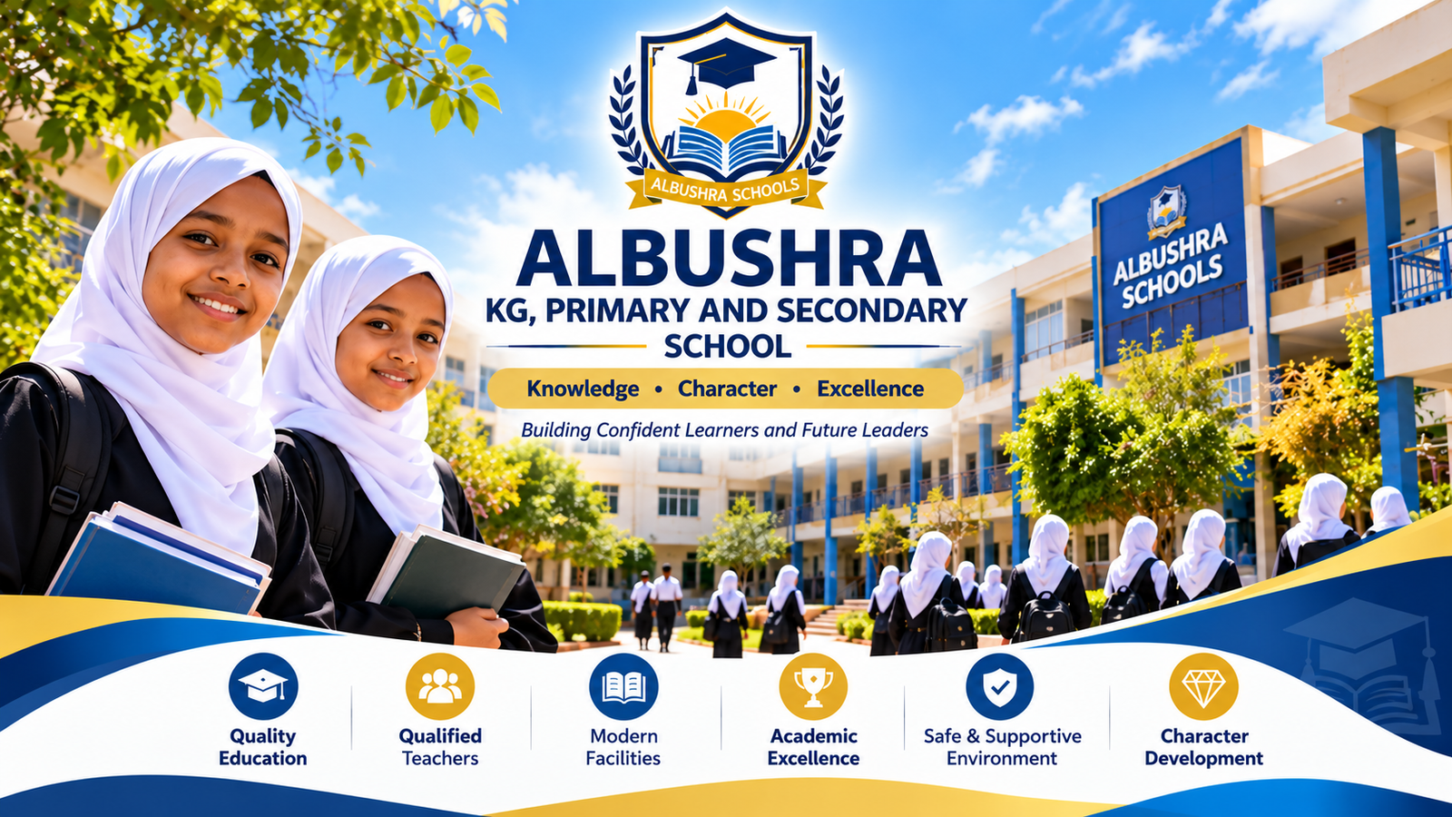 ALBUSHRA KG, PRIMARY AND SECONDRY SCHOOL